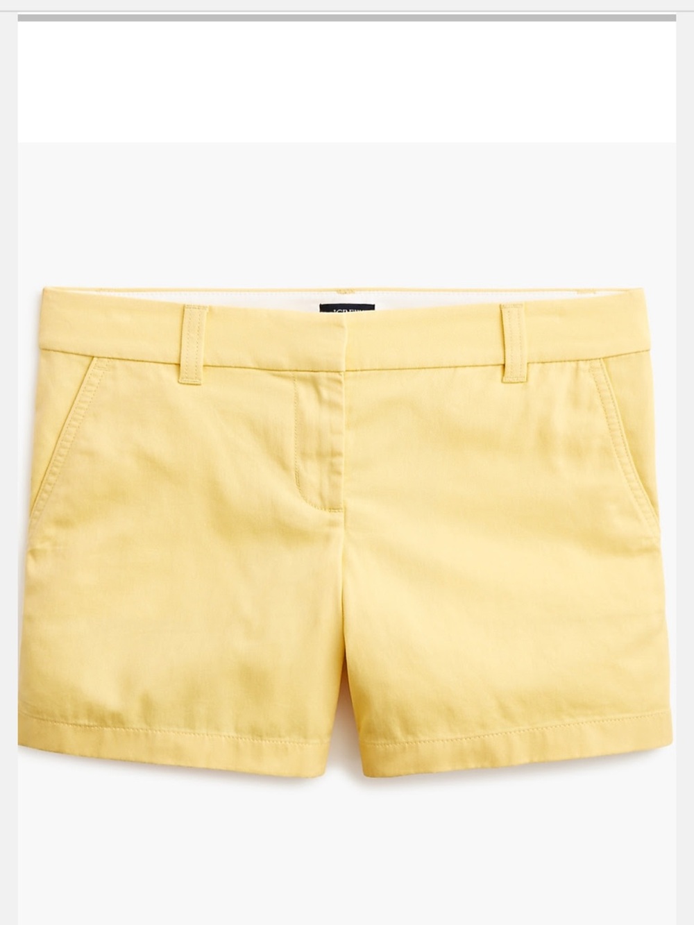 J. Crew Yellow Cotton Shorts